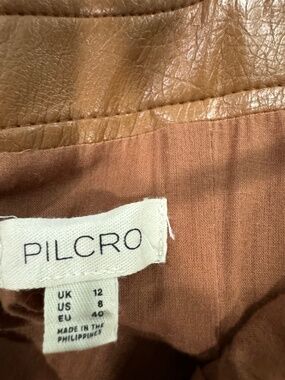 Pilcro faux leather dress
